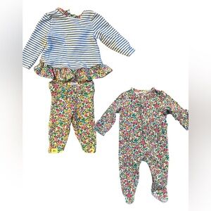 TWO Baby Boden Pieces - Fall Outfit 3-6 months + BONUS Matching Sleeper!